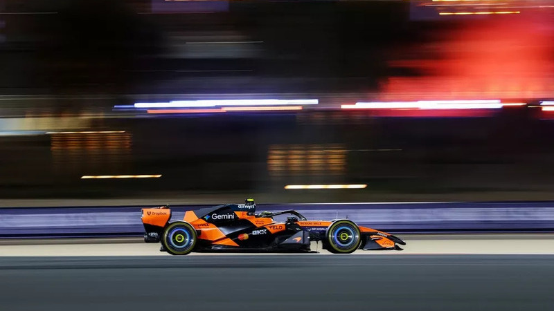 Норрис показал лучшее время в первый день тестов Формулы-1 в Бахрейне