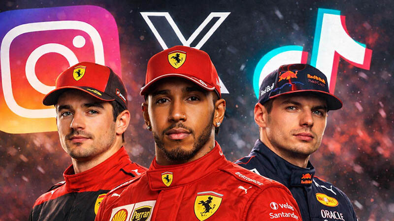 Аналитический обзор: кто из гонщиков Формулы-1 лидирует в социальных сетях?