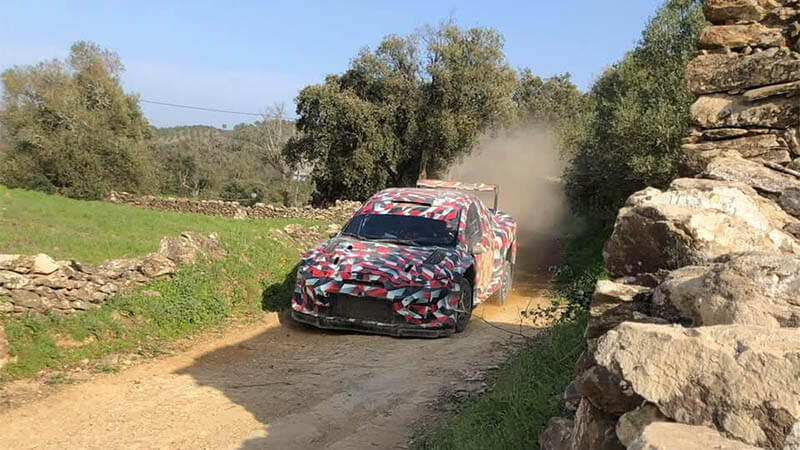 toyota wrc27 car test1 toyota wrc27 car test1