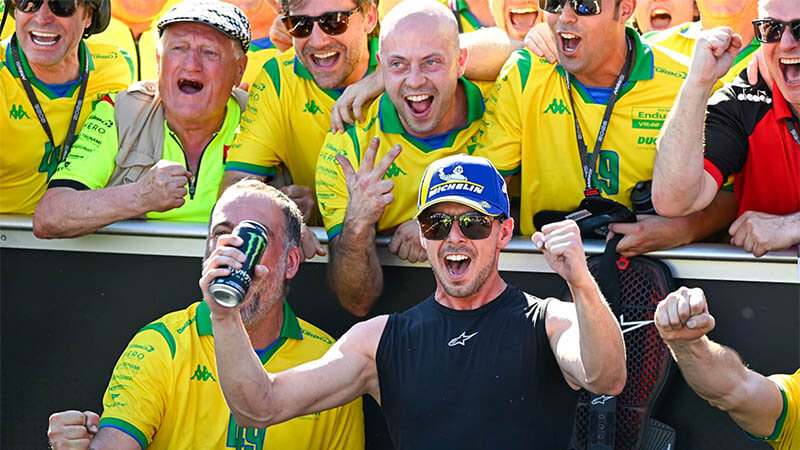 Ди Джанантонио после борьбы с Маркесом за третье место в Гоянии: «Вчера он, сегодня я»