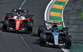 f1 ferrari mercedes leclerc russell aus gp race