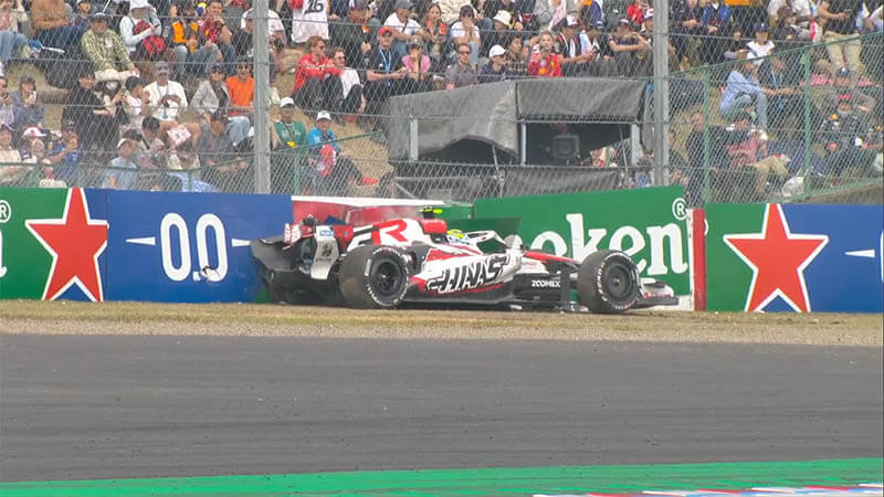 Колапинто обеспокоен аварией с Берманом в Формуле-1 — пилот «Haas» получил перегрузку в 50G