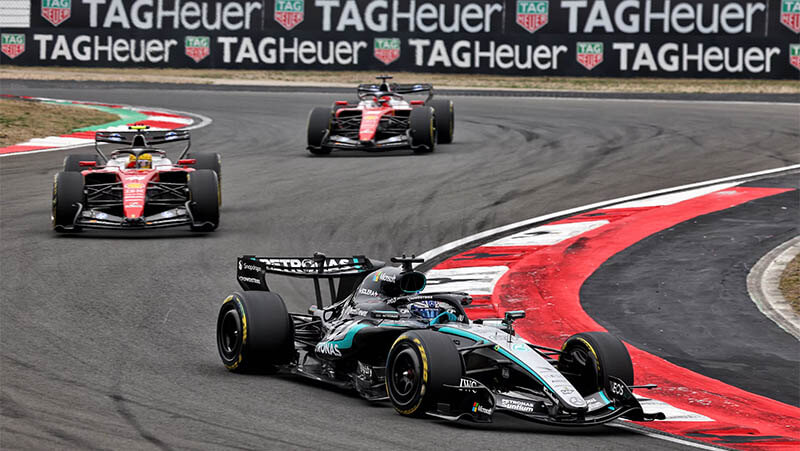 Рассел: «Борьба с «Ferrari» была непростой»