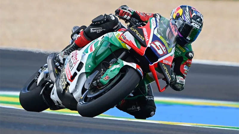 Зарко возглавил вторую дождевую тренировку MotoGP в Гоянии