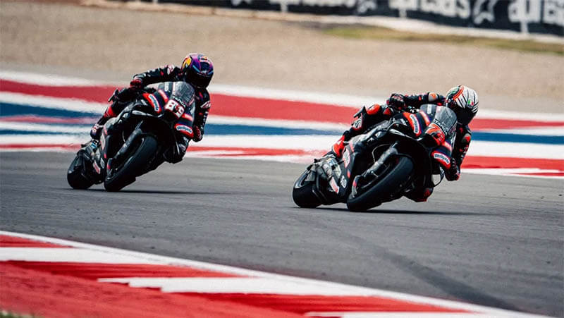 Беццекки одержал пятую победу подряд, возглавив дубль «Aprilia» в США