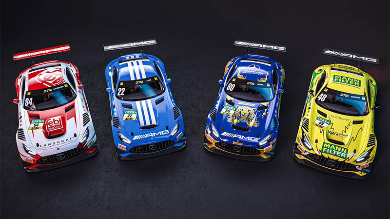 «Mercedes-AMG» представила ливреи машин для сезона DTM 2026 года