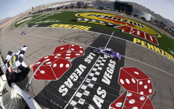 nascar hamlin las vegas race