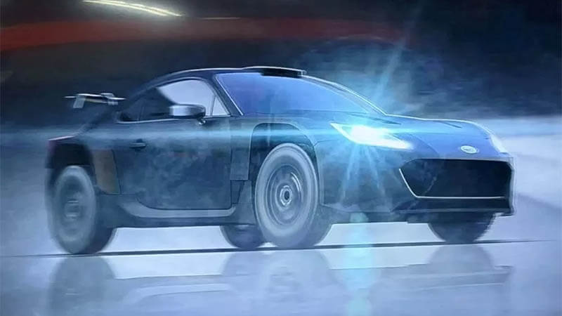 «Subaru» представила тизер нового раллийного автомобиля
