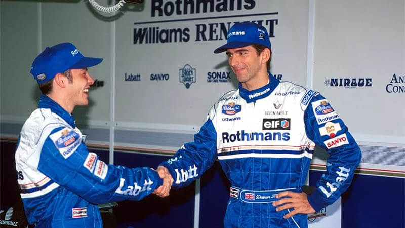 Жак Вильнев рассказал, почему он не жалел о поражении от Хилла в борьбе за титул в 1996 году