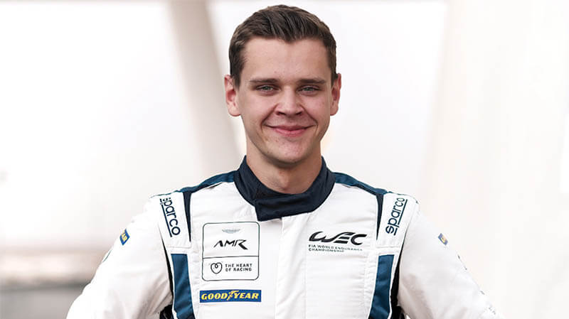 Kobe Pauwels wec imola heart of racing aston martin