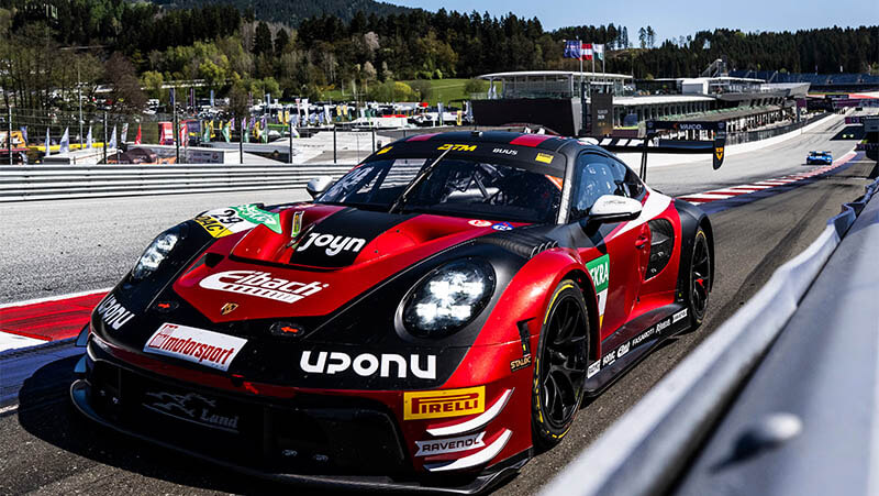 Талантливый пилот «Porsche» Буус потерял четвертое место в своем дебюте DTM