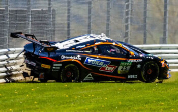 dorr mclaren race dtm crash buus dorr