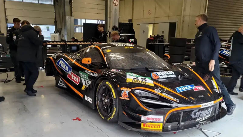 Тест DTM в Шпильберге: Дорр потерял колесо, но показал лучшее время для «McLaren»