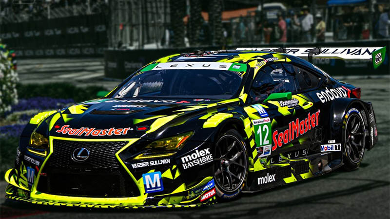 imsa race long beach lexus vasser sullivan gtd