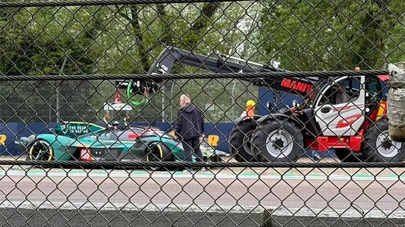 lmh prologe wec aston martin test imola