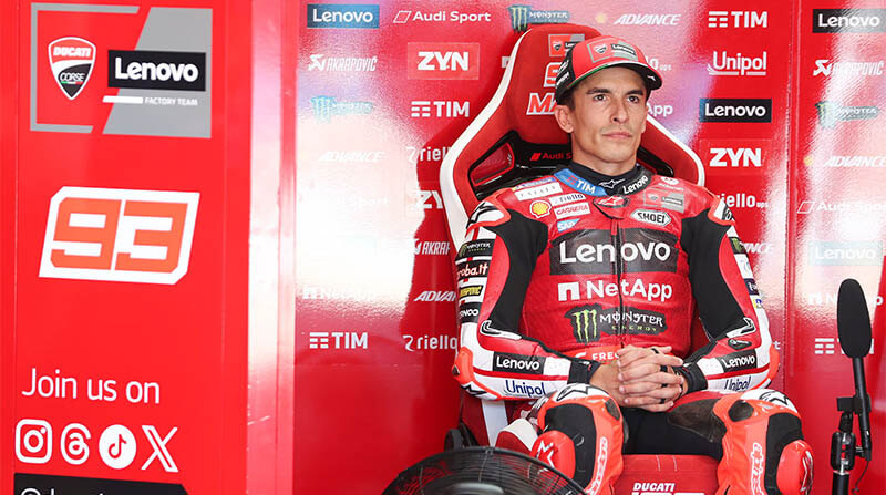 Марк Маркес: «Я что-то сделал не так, поэтому и упал»