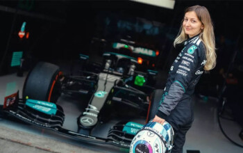 mercedes f1 test pin