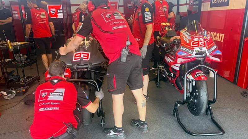 motogp test jerez ducati
