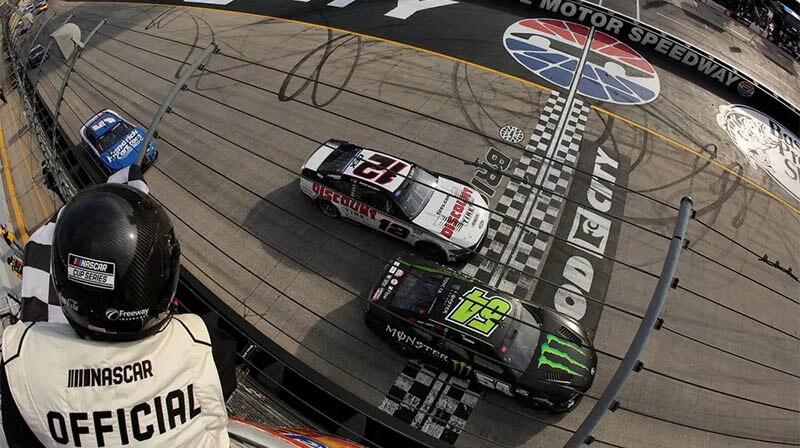 Тай Гиббс одержал свою первую победу в Кубке NASCAR в Бристоле