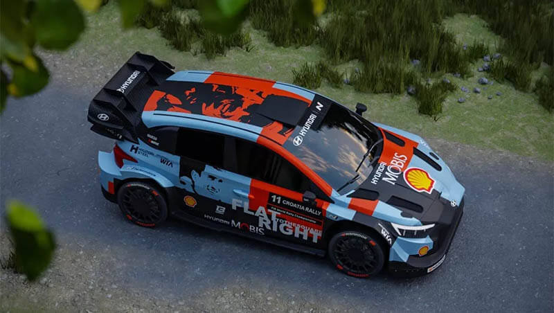 «Hyundai» представила ливрею в честь Брина для чемпионата мира по ралли FIA WRC в Хорватии