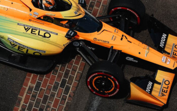 Christian Lundgaar indycar race ims mclaren