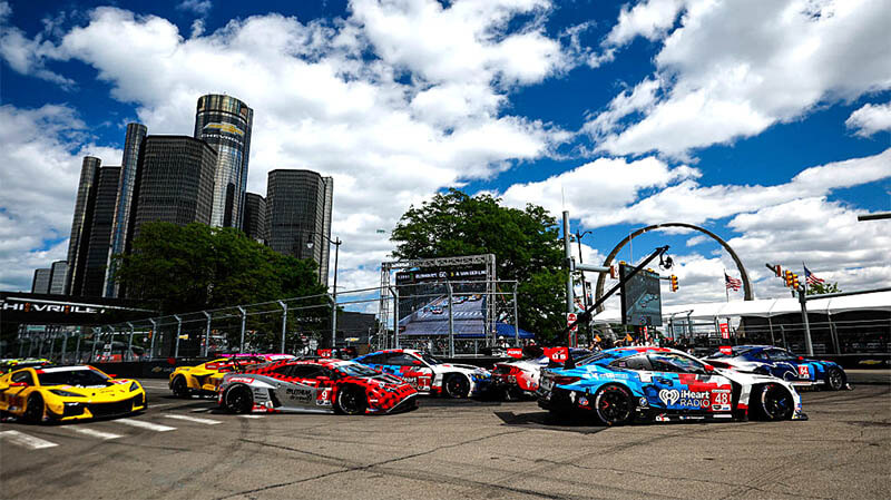 21 заявка для участия в этапе чемпионата IMSA в Детройте