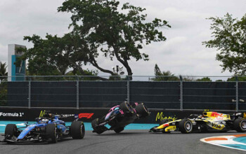 f1 lawson gasly racing bulls alpine crash miamigp race