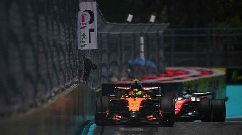 Леклер заявил, что «McLaren» сделал очень большой шаг вперед с новинками в Майами