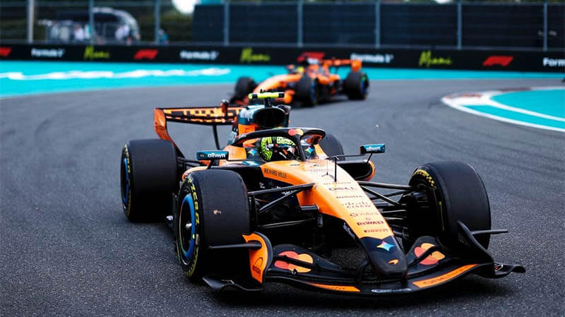 Норрис возглавил дубль «McLaren» в спринте Гран-при Майами