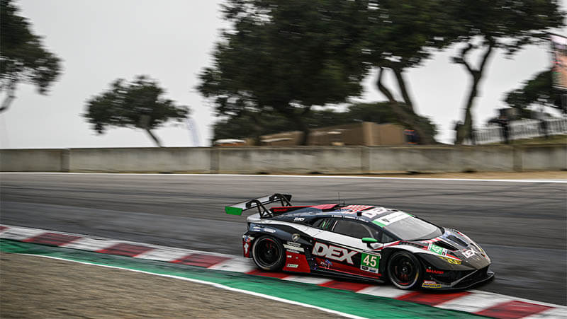 imsa race laguna seca gtd lamborghini wtr