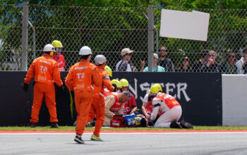 motogp barcelona catalangp crash marquez acosta2