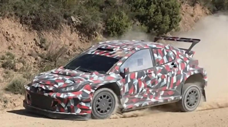 «Toyota» снова тестирует свой прототип для чемпионата мира по ралли FIA WRC 2027 года