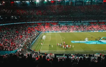 Football Watching from Stadium