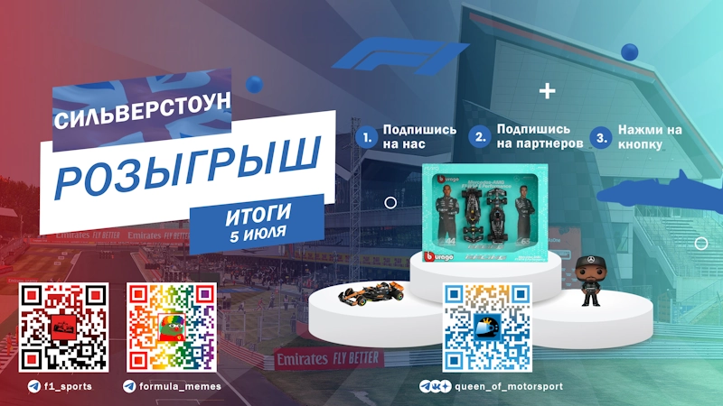 Giveaway July Silverstone 2026 Сильверстоун 2026