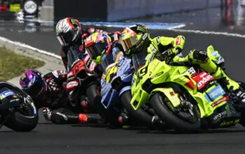martin aprilia crash hungariangp race