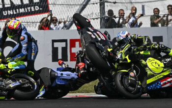 martin aprilia crash hungariangp race2