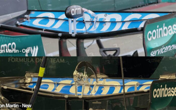 aston martin update car hungariangp