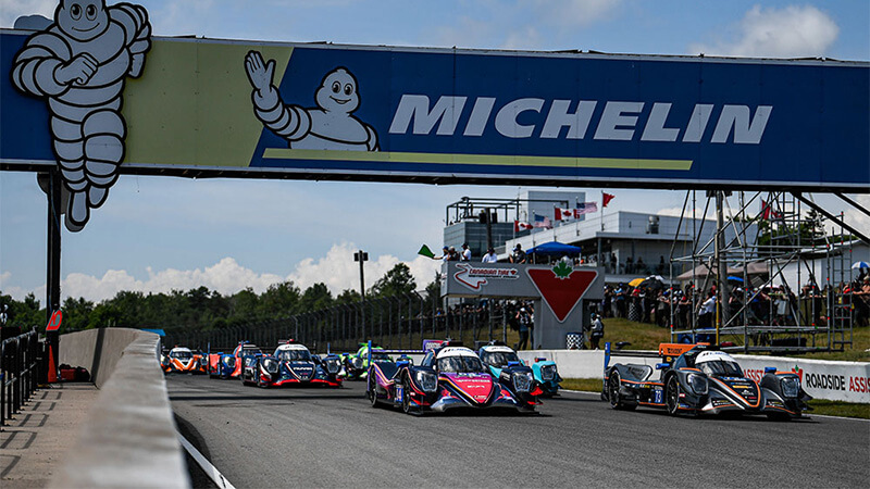 33 заявки на участие в главном заезде IMSA для класса LMP2 на трассе CTMP