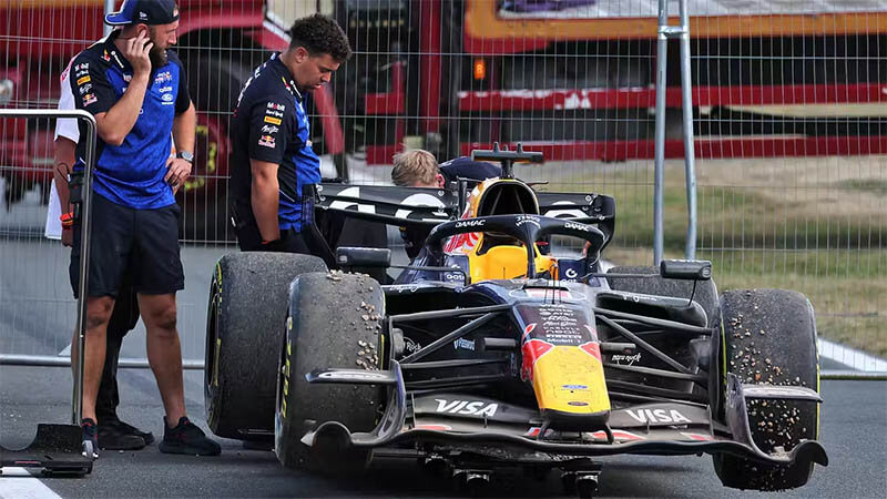 Ферстаппен раскритиковал «Red Bull» за «крайне опасные» проблемы с задним крылом