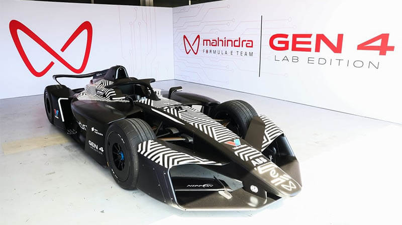 «Mahindra» наконец-то начала тесты нового болида Формулы Е Gen4