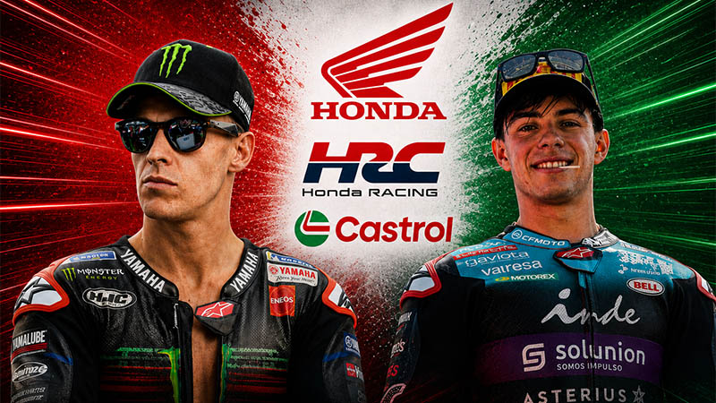 Квартараро и Алонсо будут выступать за «Honda» в MotoGP-2027