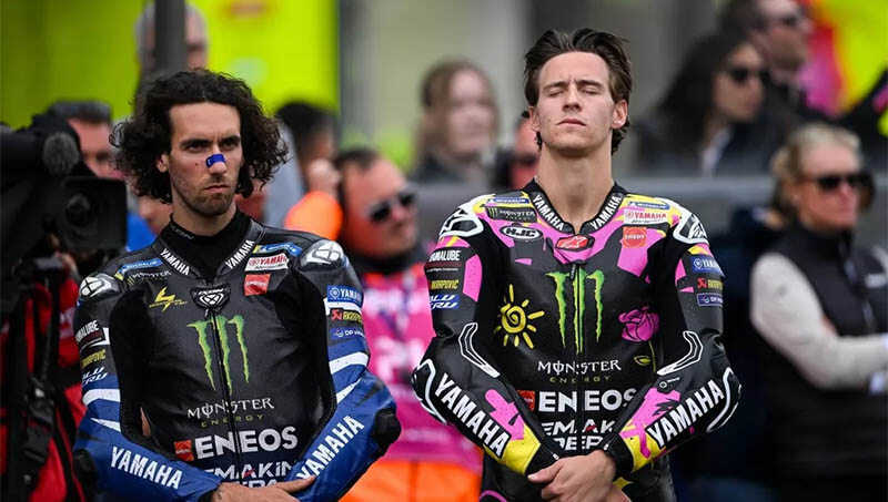«Yamaha» подтвердила: Квартараро и Ринс покинут команду по окончании сезона MotoGP 2026 года