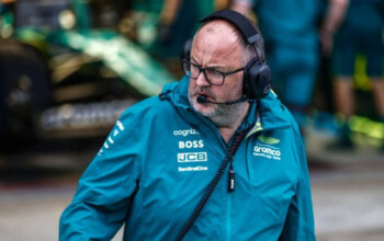 Aston Martin engineer Tim McCullough