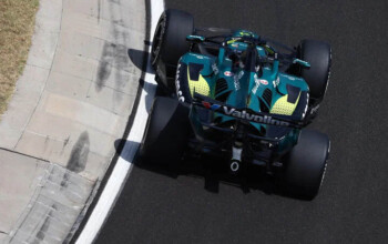 aston martin honda test hungaroring f1