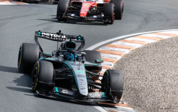 f1 mercedes russell race zandvoort dutchgp