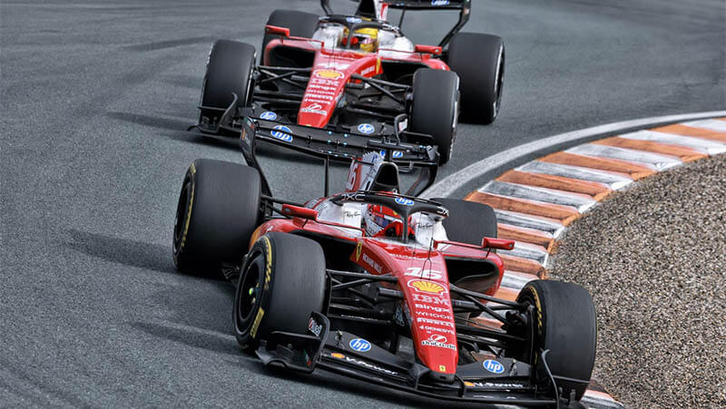 «Ferrari» быстра, но осталась без подиума в Зандворте