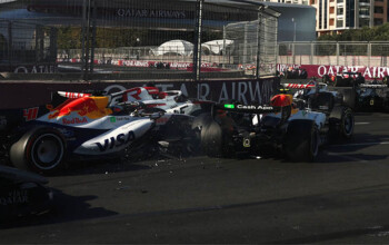 f1 crash racing bulls lindblad lawson baku azerbaijangp