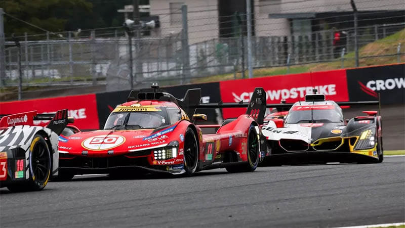 Для «Ferrari» на этапе чемпионата мира по гонкам FIA WEC на трассе Фудзи всё пошло не так