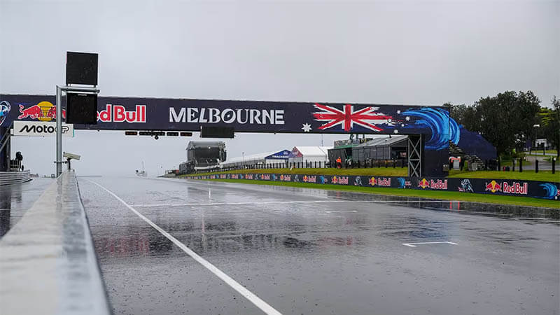 Заключительный этап Гран-при Австралии MotoGP на трассе Филлип-Айленд отменен из-за плохой погоды