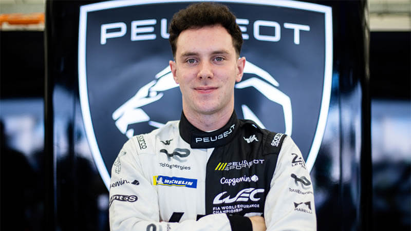 «Peugeot» повысила Куинна до боевого гонщика FIA WEC на 2027 году